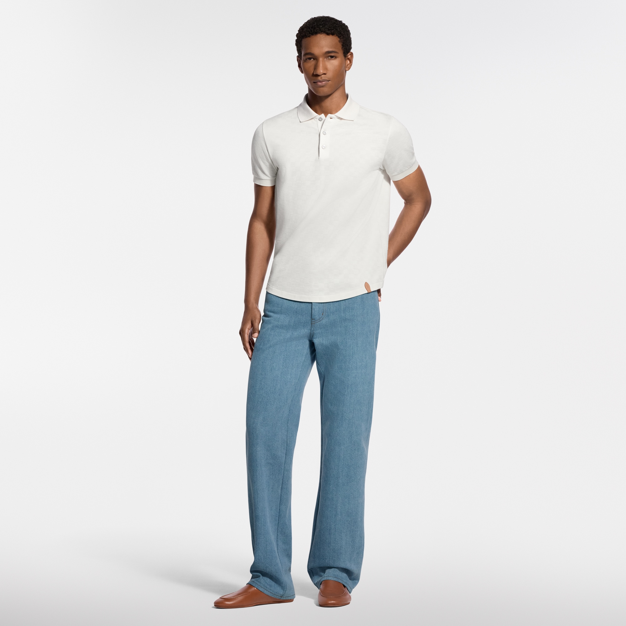 シルクコットン ダミエ ピケポロシャツ ｜ルイ・ヴィトン 公式サイト